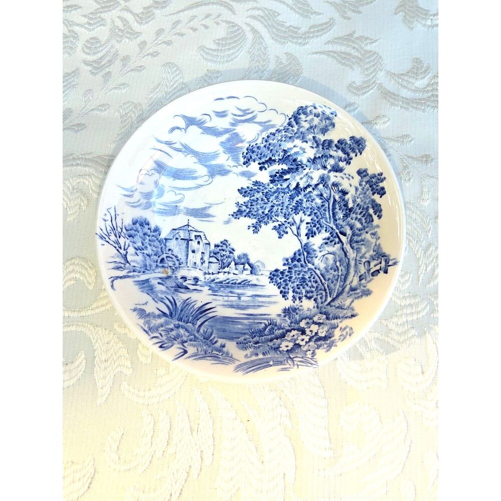 Vintage Enoch Wedgwood Tunstall Countryside Fruit Berry Dessert Bowl 5"